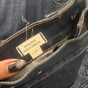 Madewell size 25 high waisted shorts